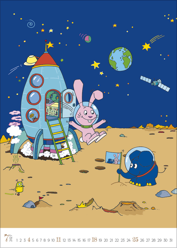 Weitere Ansicht: Der Kalender mit dem Elefanten 2027