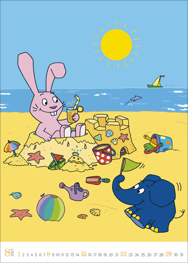 Weitere Ansicht: Der Kalender mit dem Elefanten 2027