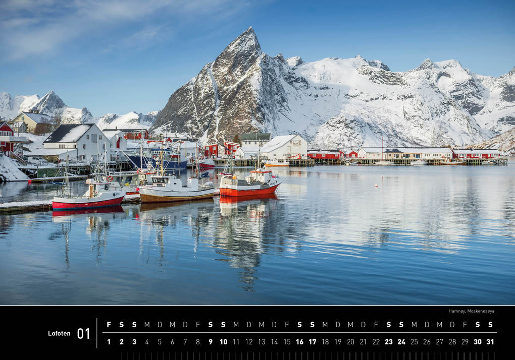 Weitere Ansicht: Lofoten Premiumkalender 2027