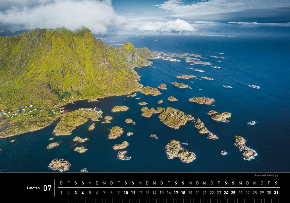 Weitere Ansicht: Lofoten Premiumkalender 2027