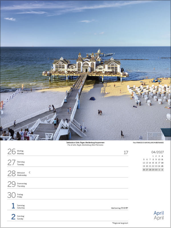 Weitere Ansicht: Nord- und Ostsee Wochenkalender 2027