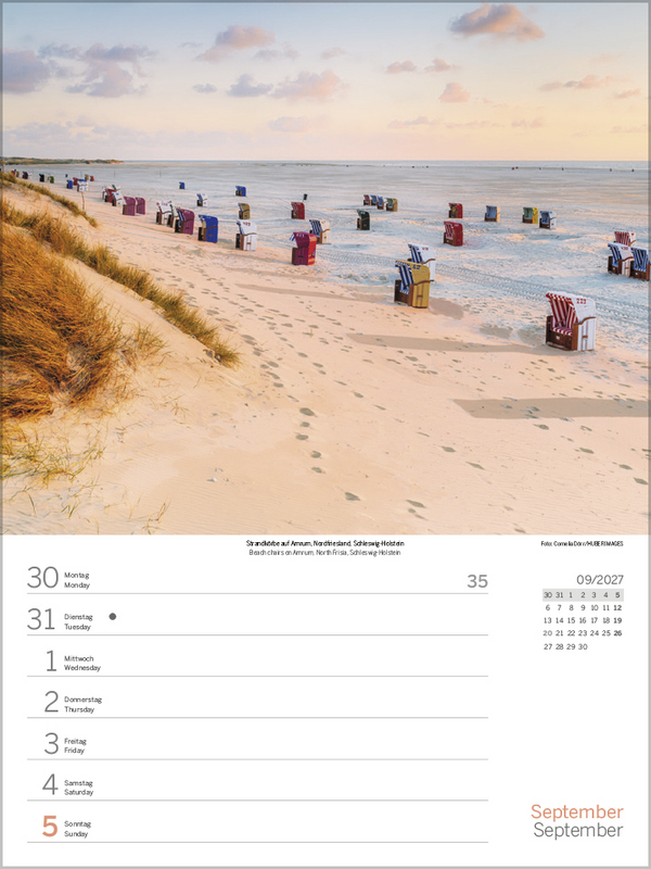 Weitere Ansicht: Nord- und Ostsee Wochenkalender 2027