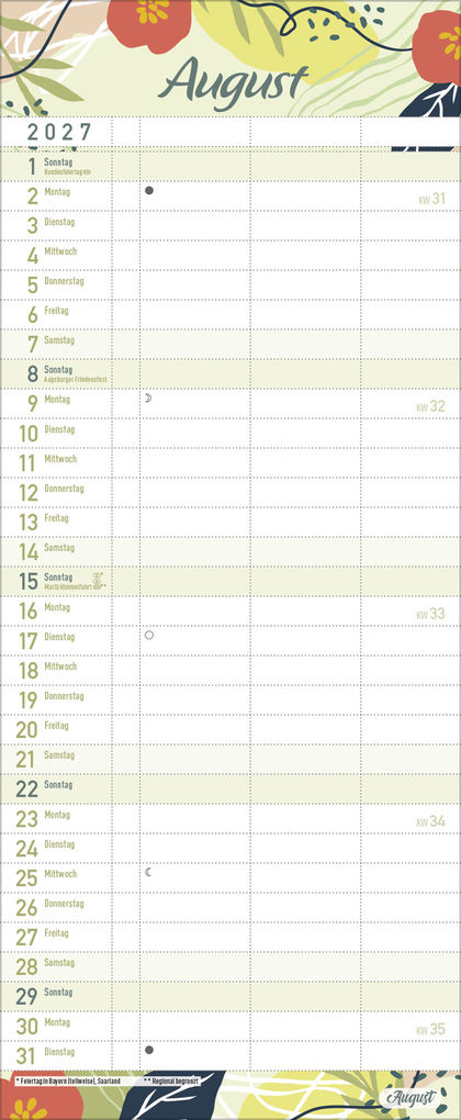 Weitere Ansicht: Einfach planen 2027