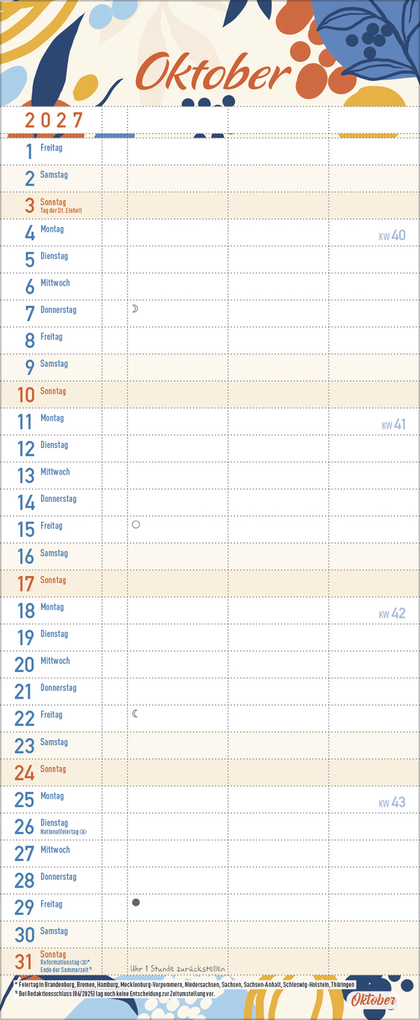 Weitere Ansicht: Einfach planen 2027