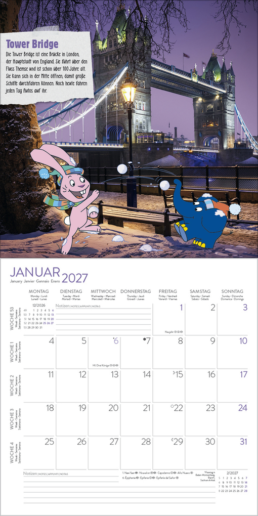 Weitere Ansicht: Der Blaue Elefant auf Reisen 2027