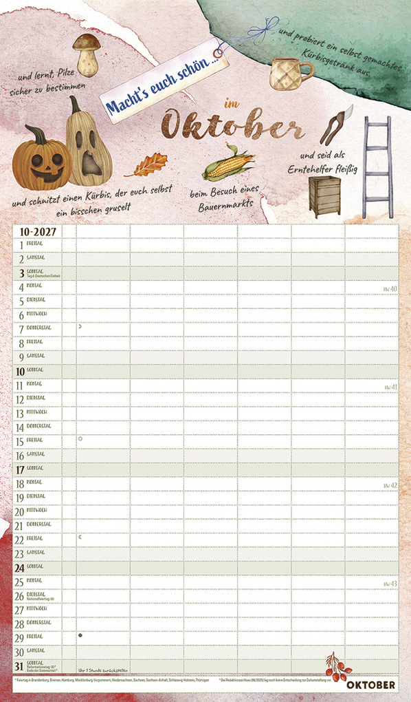 Weitere Ansicht: Macht's euch schön 2027