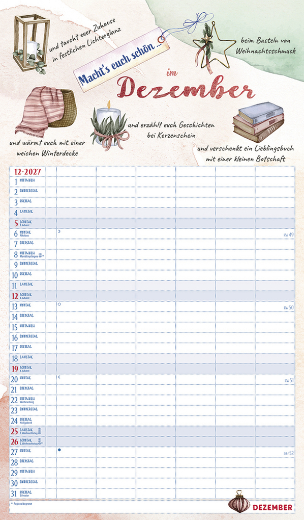 Weitere Ansicht: Macht's euch schön 2027