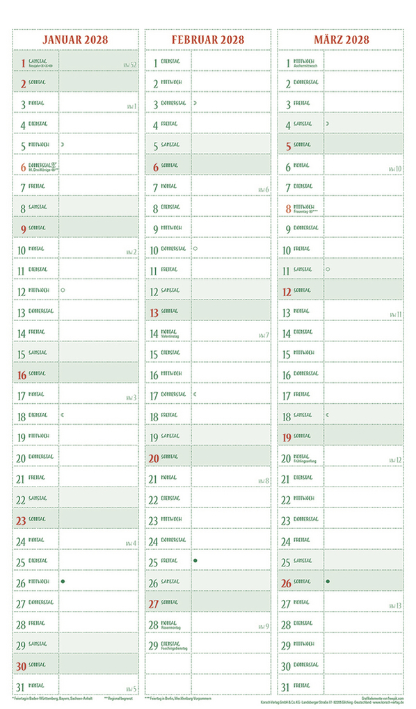 Weitere Ansicht: Macht's euch schön 2027