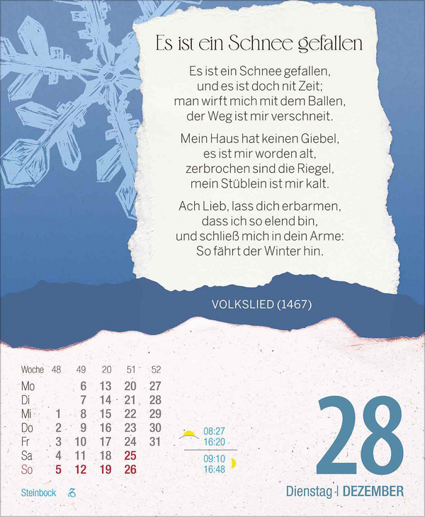 Weitere Ansicht: Literaturkalender 2027