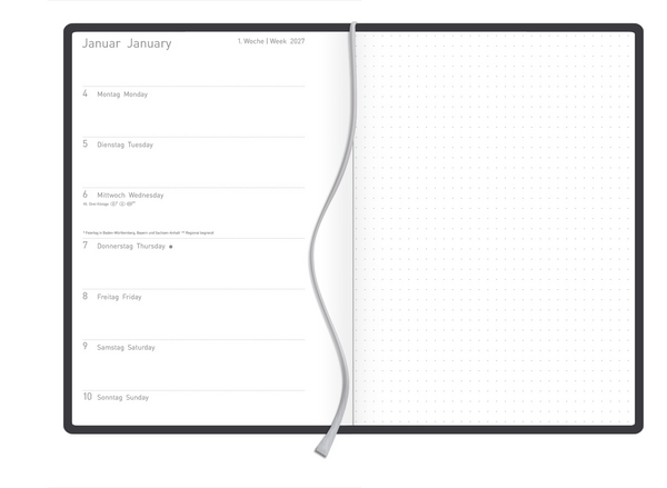 Weitere Ansicht: Timer Soft Touch 18 Monate rosewood 2027/2028
