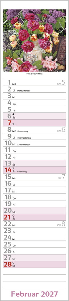 Weitere Ansicht: Flowers Langplaner 2027