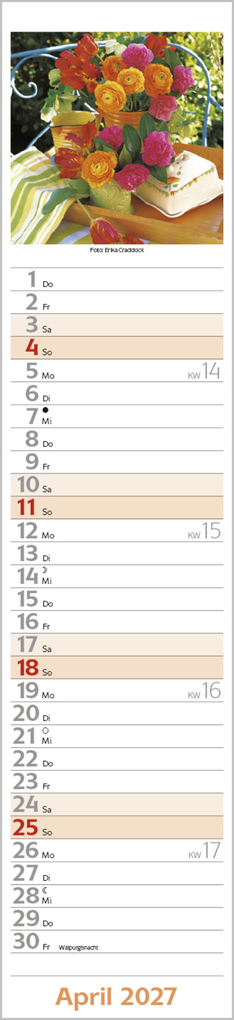 Weitere Ansicht: Flowers Langplaner 2027