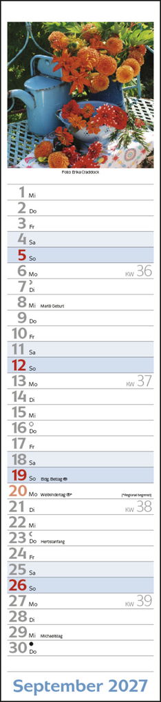 Weitere Ansicht: Flowers Langplaner 2027