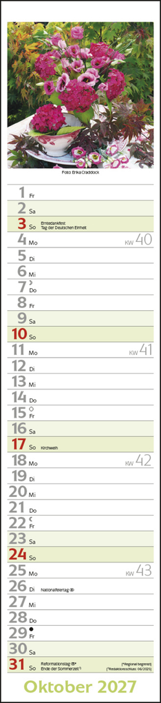 Weitere Ansicht: Flowers Langplaner 2027