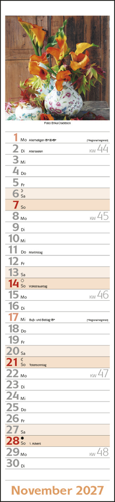 Weitere Ansicht: Flowers Langplaner 2027