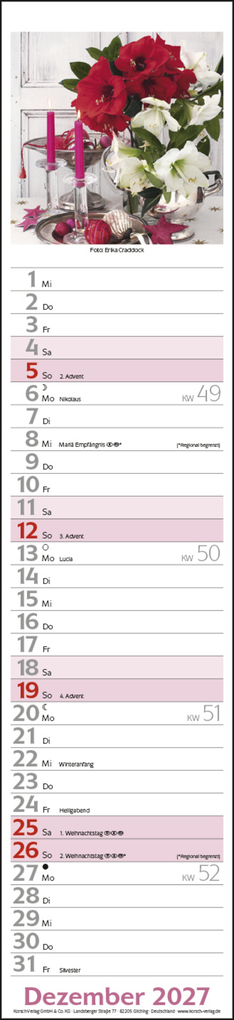 Weitere Ansicht: Flowers Langplaner 2027