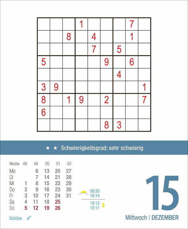 Weitere Ansicht: Profi Sudoku 2027