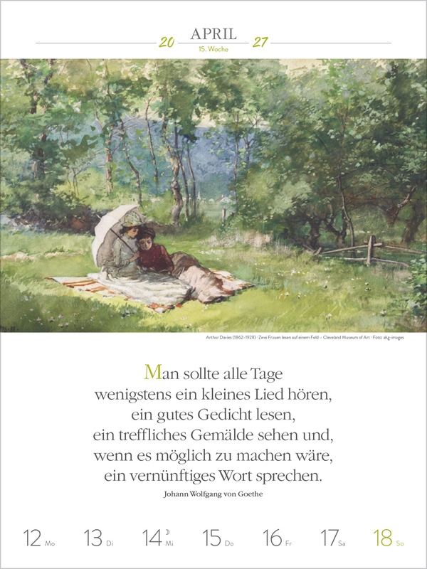 Weitere Ansicht: Literaturkalender Frauen lieben Lesen 2027