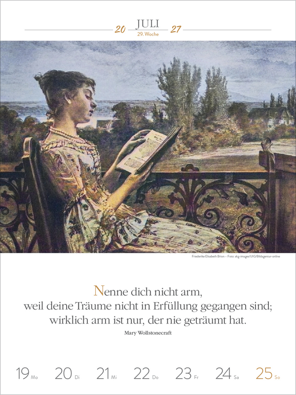 Weitere Ansicht: Literaturkalender Frauen lieben Lesen 2027