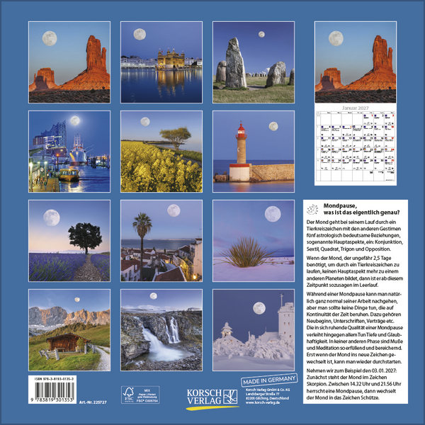 Weitere Ansicht: Der große Mondplaner 2027