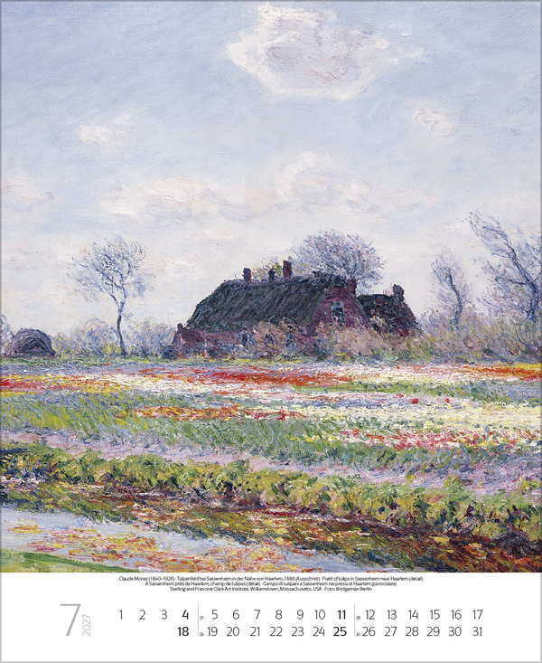 Weitere Ansicht: Claude Monet 2027 | Claude Monet