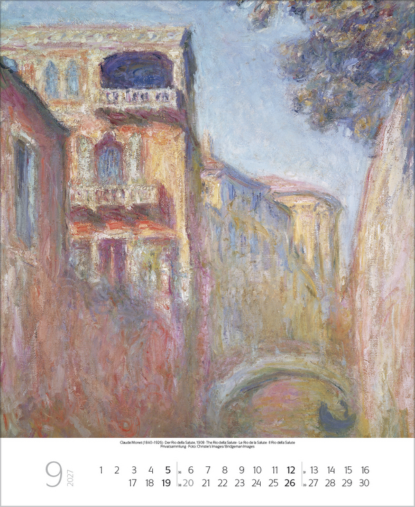 Weitere Ansicht: Claude Monet 2027 | Claude Monet