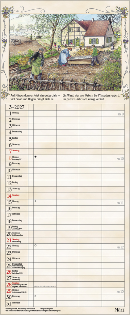 Weitere Ansicht: Bauernkalender 2027