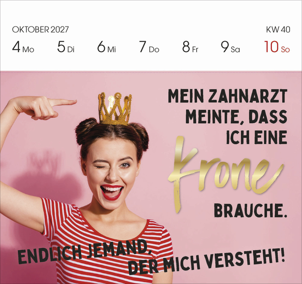 Weitere Ansicht: Lieber verrückt das Leben genießen 2027