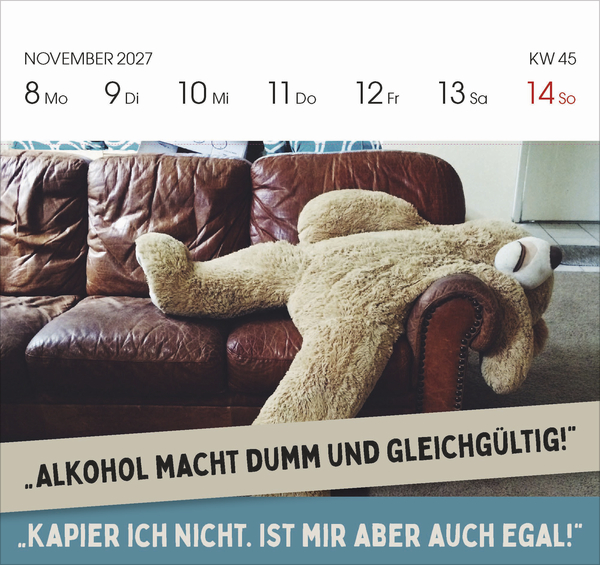 Weitere Ansicht: Lieber verrückt das Leben genießen 2027