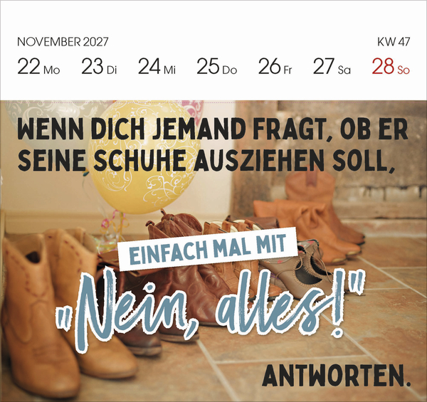 Weitere Ansicht: Lieber verrückt das Leben genießen 2027