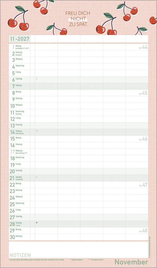 Weitere Ansicht: Glücksmomente 2027