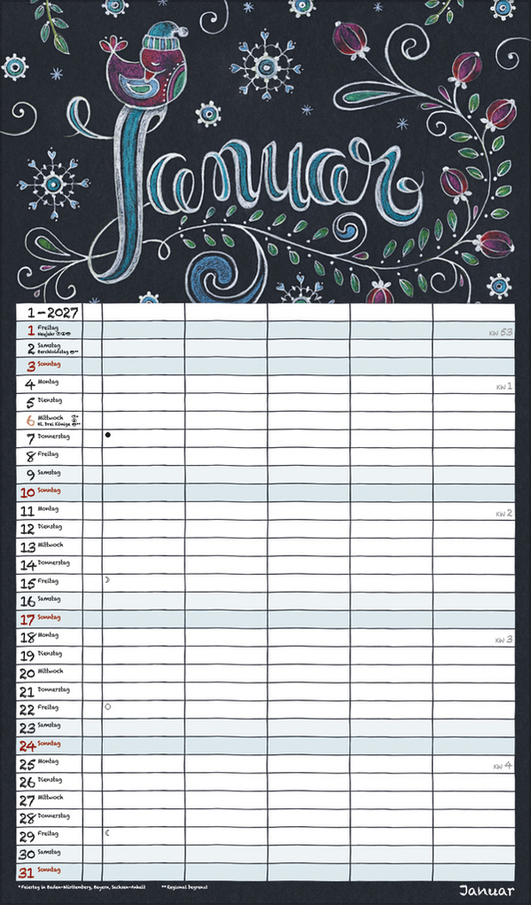 Weitere Ansicht: Lovely Chalk Timer 2027