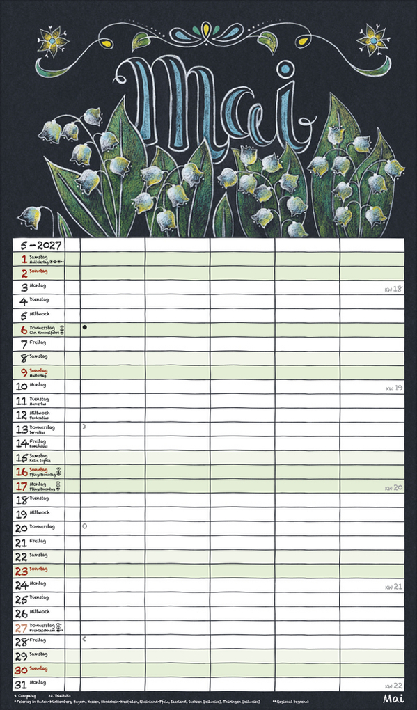 Weitere Ansicht: Lovely Chalk Timer 2027