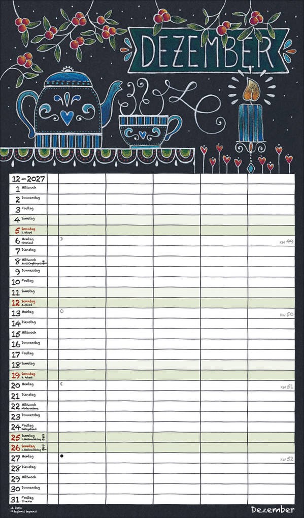 Weitere Ansicht: Lovely Chalk Timer 2027