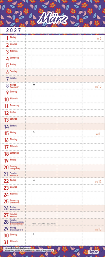 Weitere Ansicht: Familientimer Alles ist planbar 2027