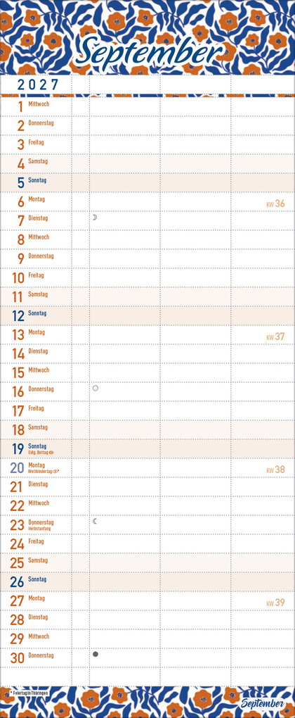 Weitere Ansicht: Familientimer Alles ist planbar 2027