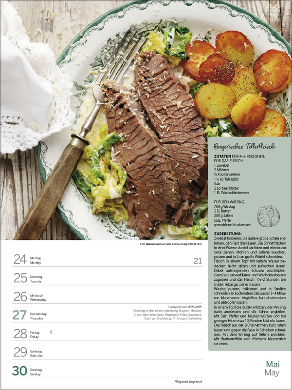 Weitere Ansicht: Saisonale und regionale Genussrezepte 2027