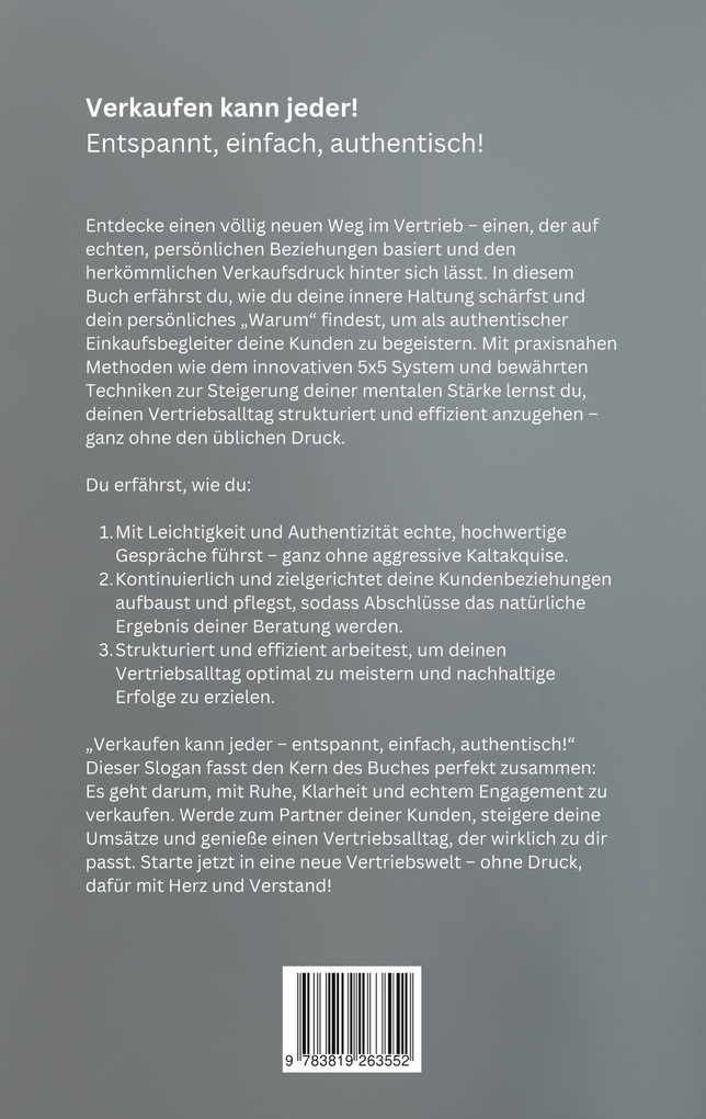 Weitere Ansicht: Verkaufen kann jeder | Christian Mathieu