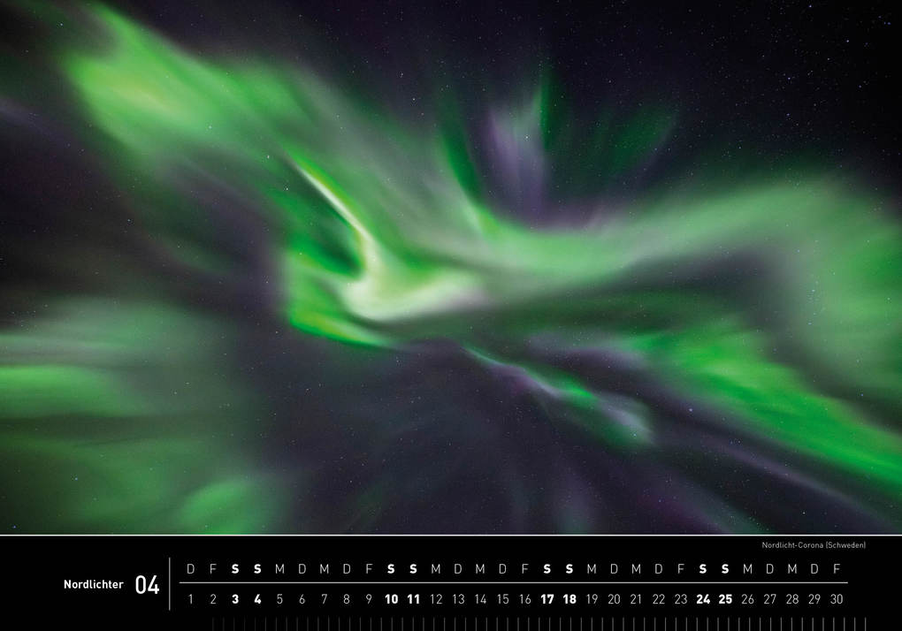 Weitere Ansicht: Nordlichter Premiumkalender 2027 | Robert Haasmann