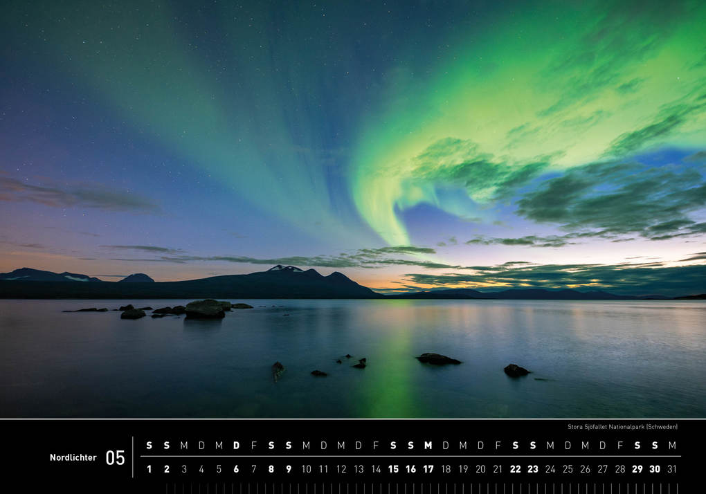Weitere Ansicht: Nordlichter Premiumkalender 2027 | Robert Haasmann