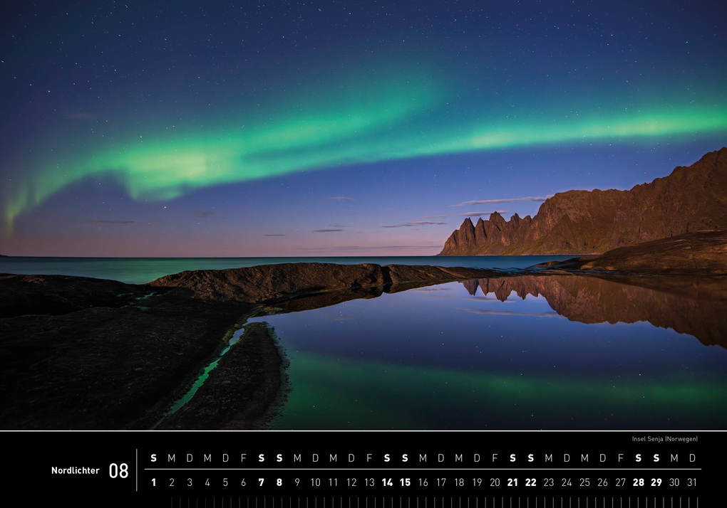 Weitere Ansicht: Nordlichter Premiumkalender 2027 | Robert Haasmann