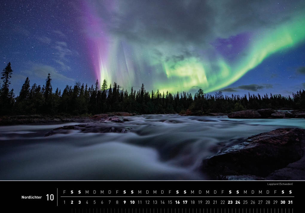 Weitere Ansicht: Nordlichter Premiumkalender 2027 | Robert Haasmann