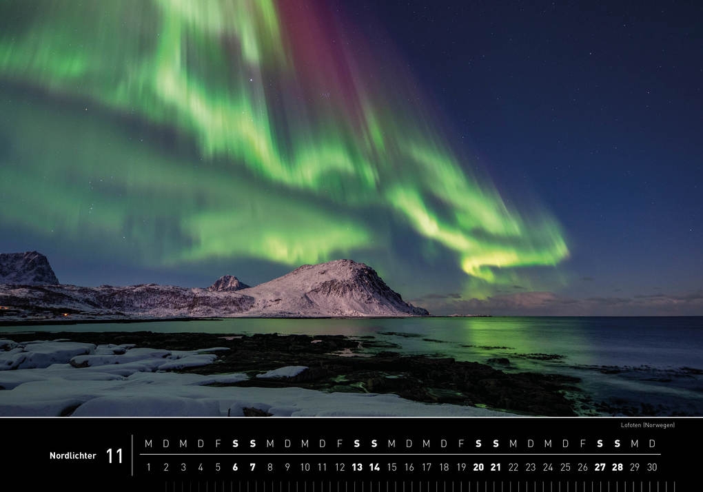 Weitere Ansicht: Nordlichter Premiumkalender 2027 | Robert Haasmann