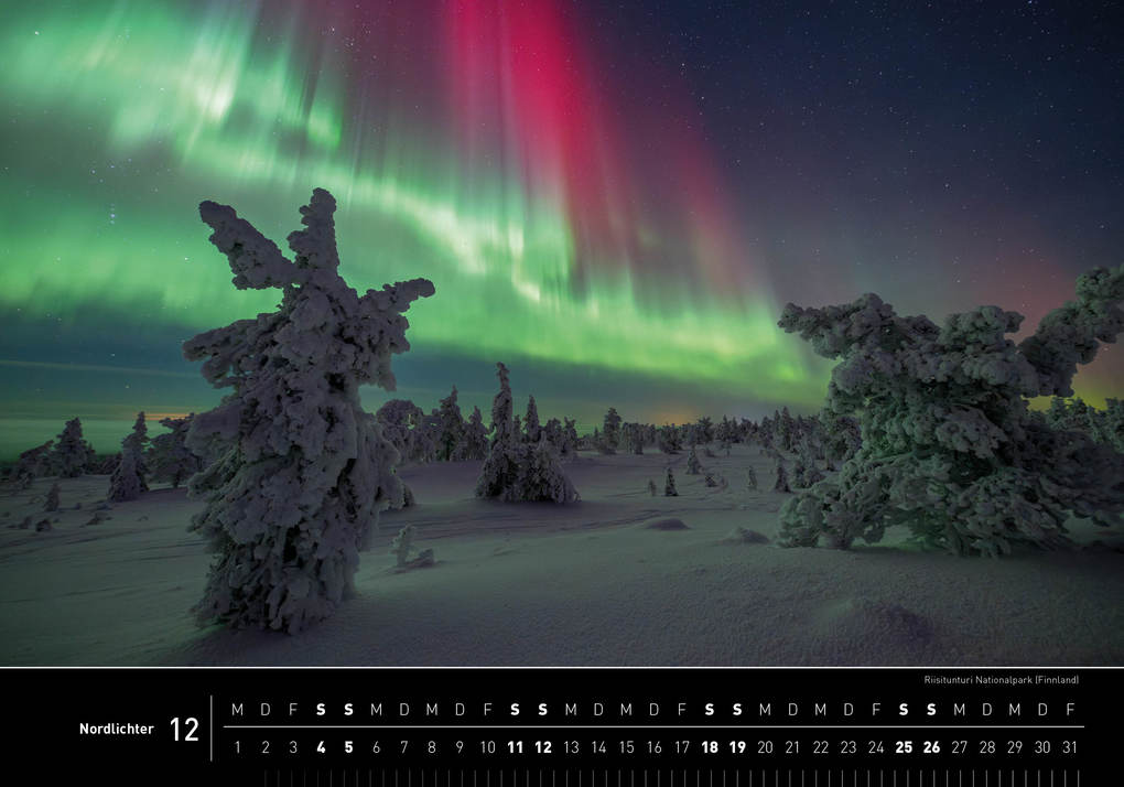 Weitere Ansicht: Nordlichter Premiumkalender 2027 | Robert Haasmann