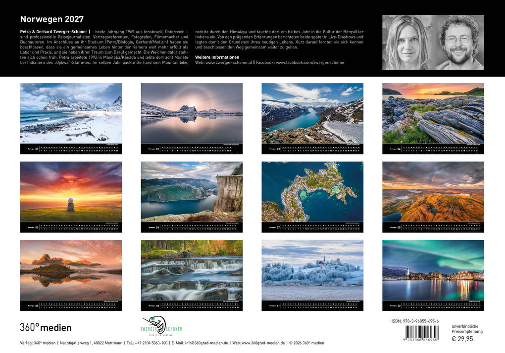 Weitere Ansicht: Norwegen Premiumkalender 2027