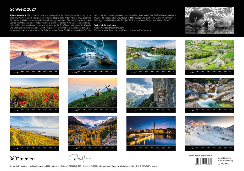 Weitere Ansicht: Schweiz Premiumkalender 2027