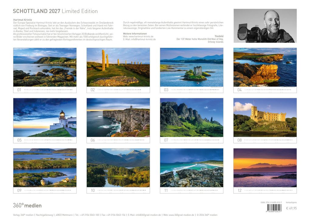 Weitere Ansicht: Schottland Exklusivkalender 2027