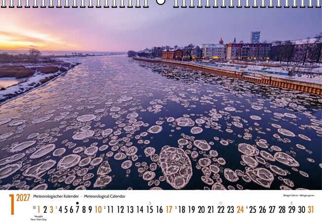 Weitere Ansicht: Meteorologischer Kalender 2027 Meteorological Calendar