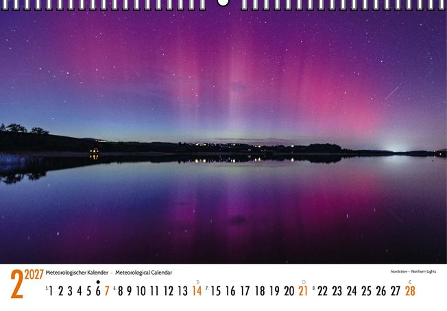 Weitere Ansicht: Meteorologischer Kalender 2027 Meteorological Calendar