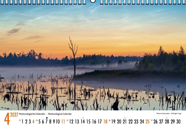 Weitere Ansicht: Meteorologischer Kalender 2027 Meteorological Calendar